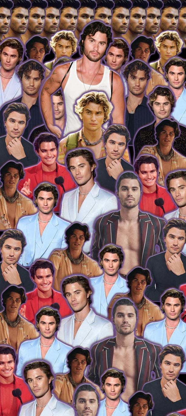 Chase Stokes Collage Socks