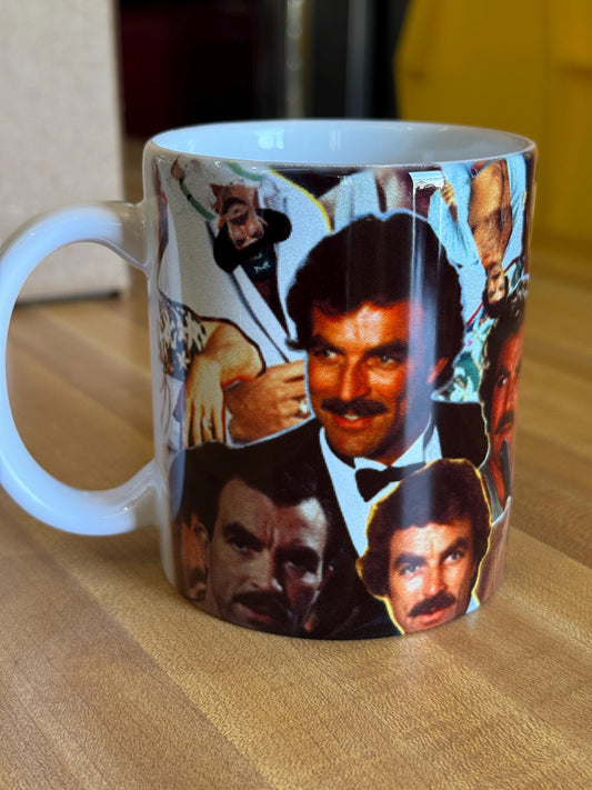 Tom Selleck Mug  Tom Selleck Coffee Cup Magnum PI - 11 oz or 15 oz