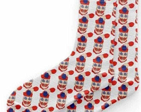 John Wayne Gacy Socks Pogo The Clown Socks