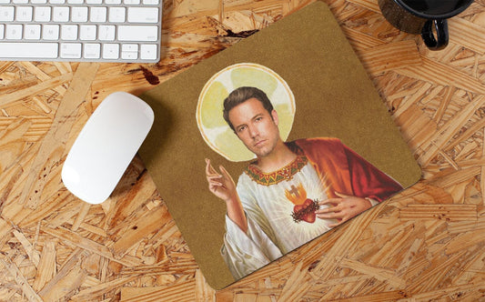 Saint Ben Affleck Mouse Pad Ben Affleck Mousepad
