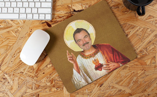 Saint Tom Selleck Mouse Pad Tom Selleck Mousepad