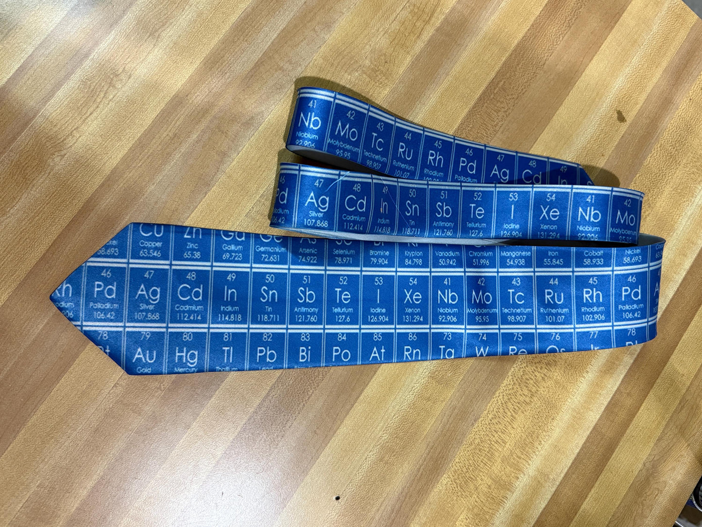 Periodic Table Tie Periodic Table Necktie