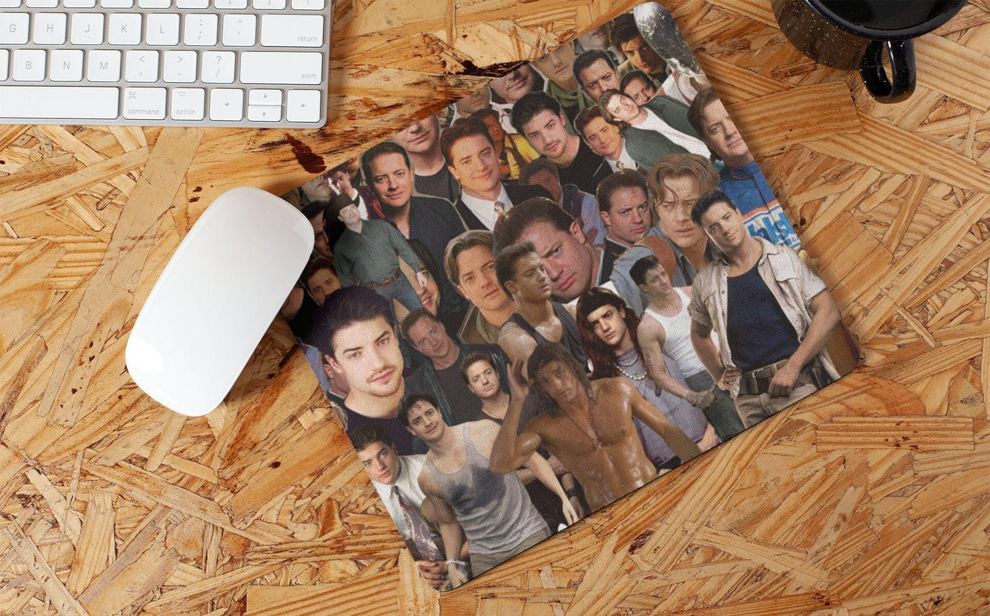 Brendan Fraser Mousepad Brendan Fraser Mouse Pad