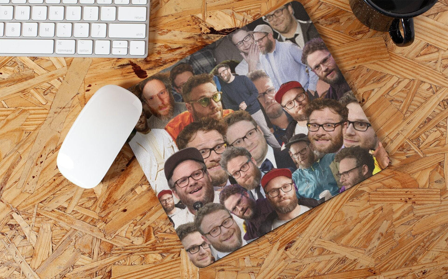 Seth Rogen Mousepad Seth Rogen Mouse Pad