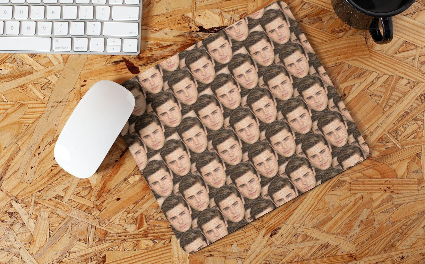 Zac Efron Mousepad Zac Efron Mouse Pad