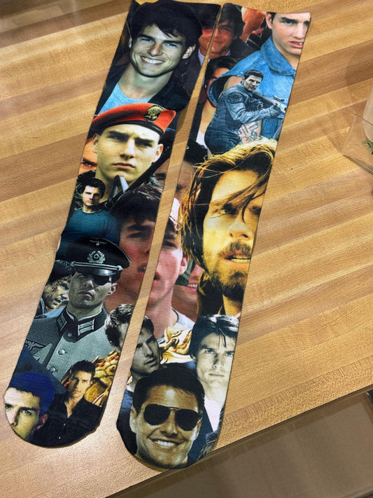 Tom Cruise Socks Celebrity Socks Tom Cruise Mission Impossible Gift