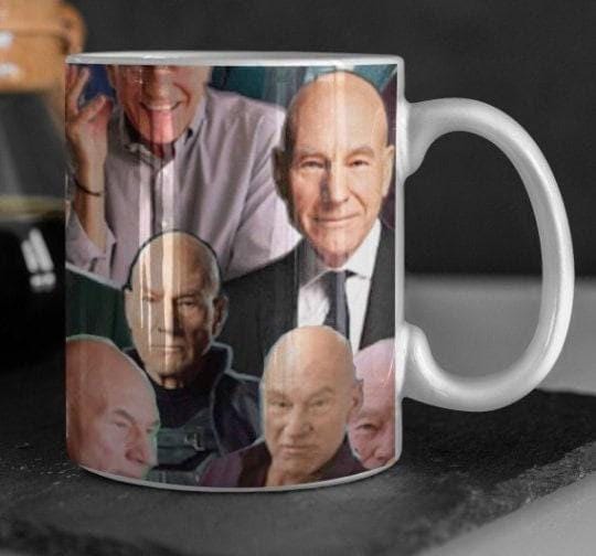 Patrick Stewart Mug - 11oz or 15oz - Patrick Stewart Coffee Cup