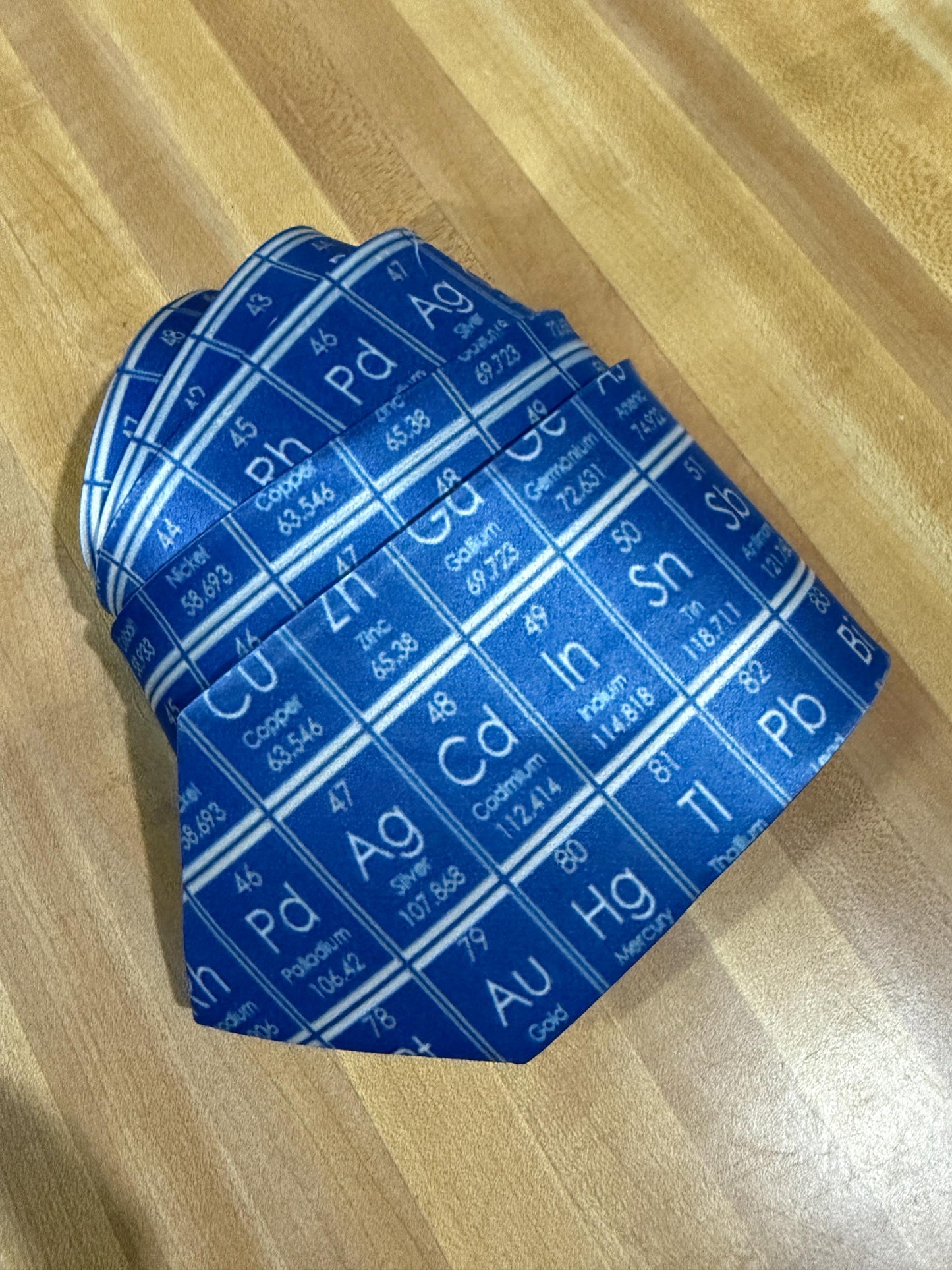 Periodic Table Tie Periodic Table Necktie