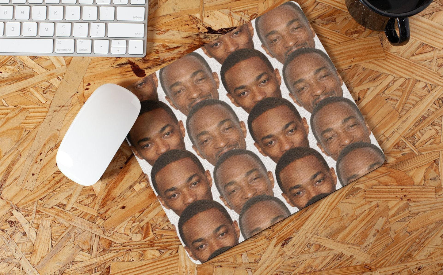 Anthony Mackie Mousepad Anthony Mackie Mouse Pad