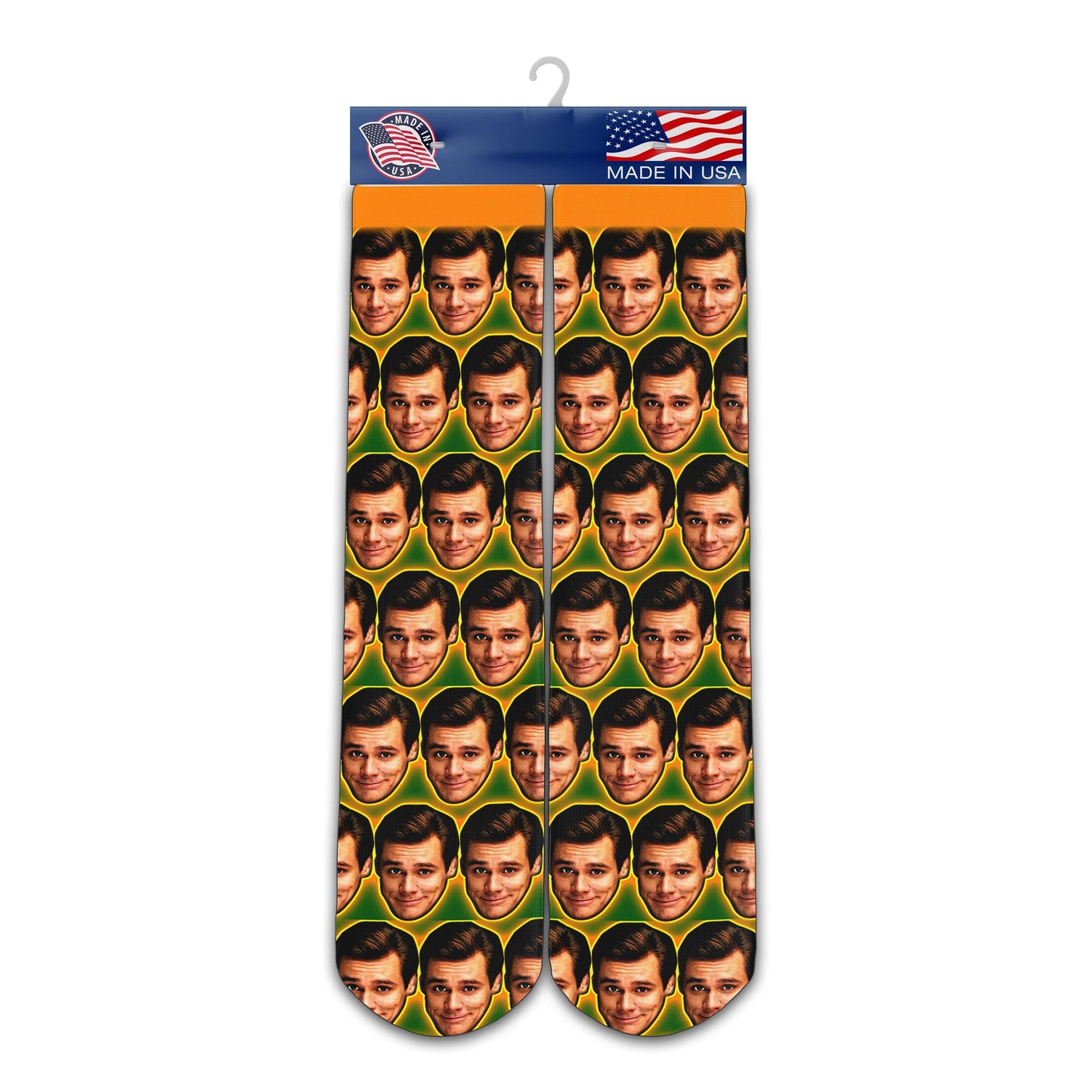 Jim Carrey Socks - Jim Carrey Socks Head Socks
