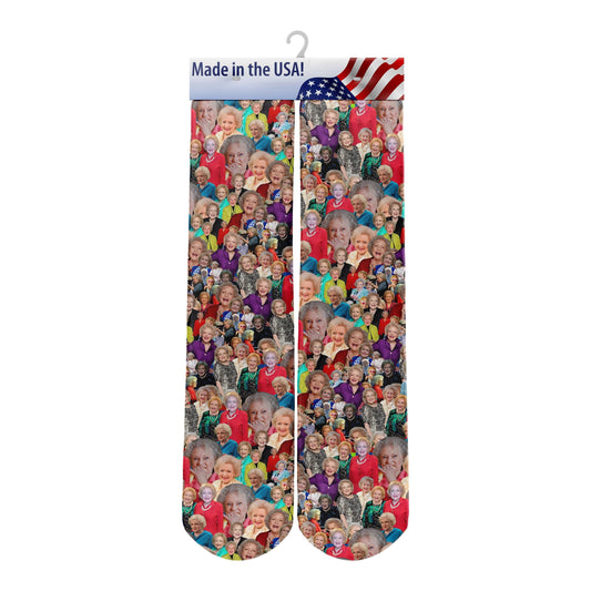 Betty White Socks The Golden Girls Socks Betty White Collage