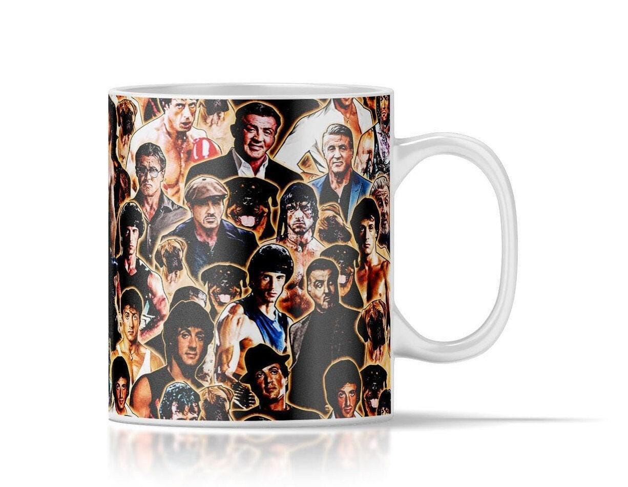 Sylvester Stallone Mug - 11oz or 15 oz - Sylvester Stallone Cup