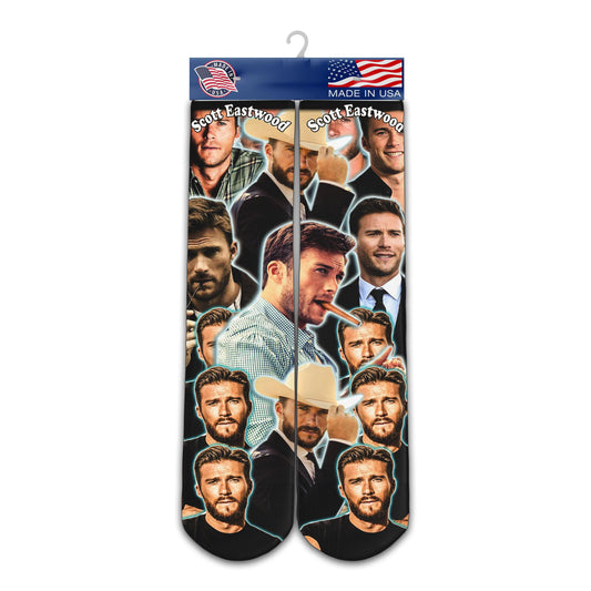 Scott Eastwood Socks - Custom Socks