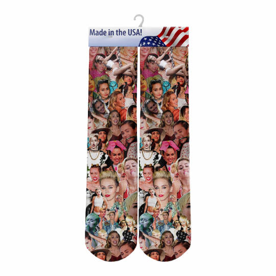 Miley Cyrus Socks Hannah Montana Socks Miley Ray Cyrus Socks