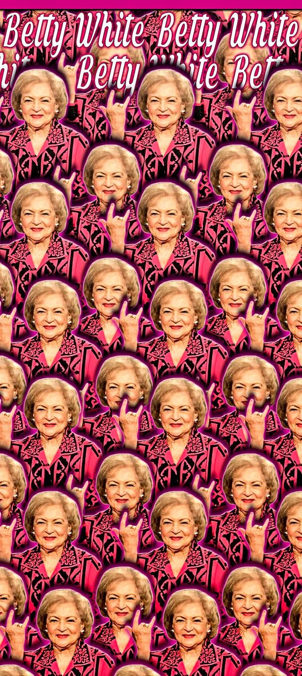 Betty White Socks Golden Girls Socks Fun Betty White Gift