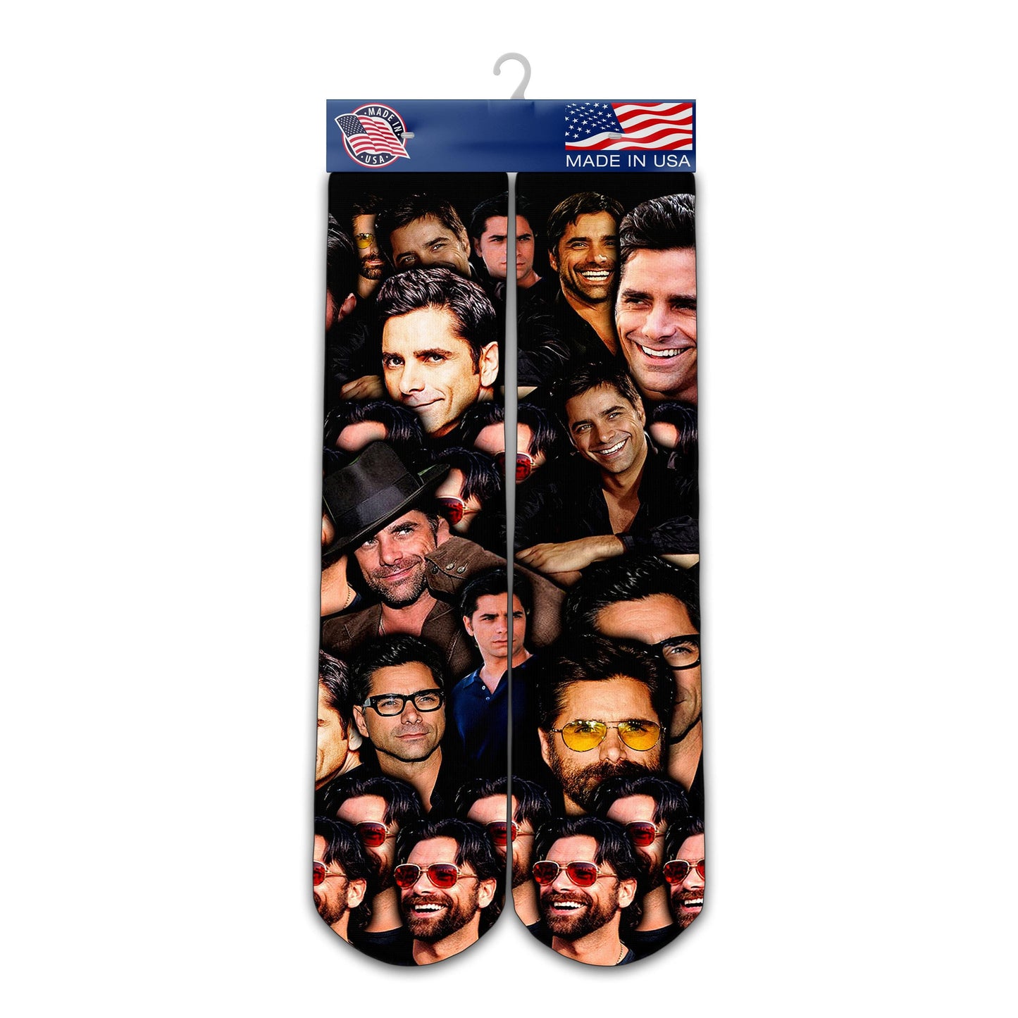 John Stamos Socks - Custom Celebrity Gift- John Stamos Fan Socks