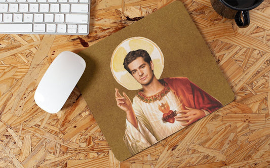 Saint Andrew Garfield Mouse Pad Andrew Garfield Mousepad