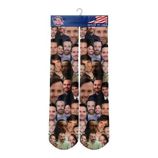 Will Forte Socks - Custom Celebrity Gift- Will Forte Lover Socks