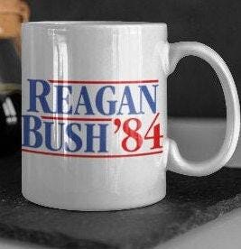 Reagan Bush Mug - 11oz or 15oz - Reagan Bush Coffee Cup