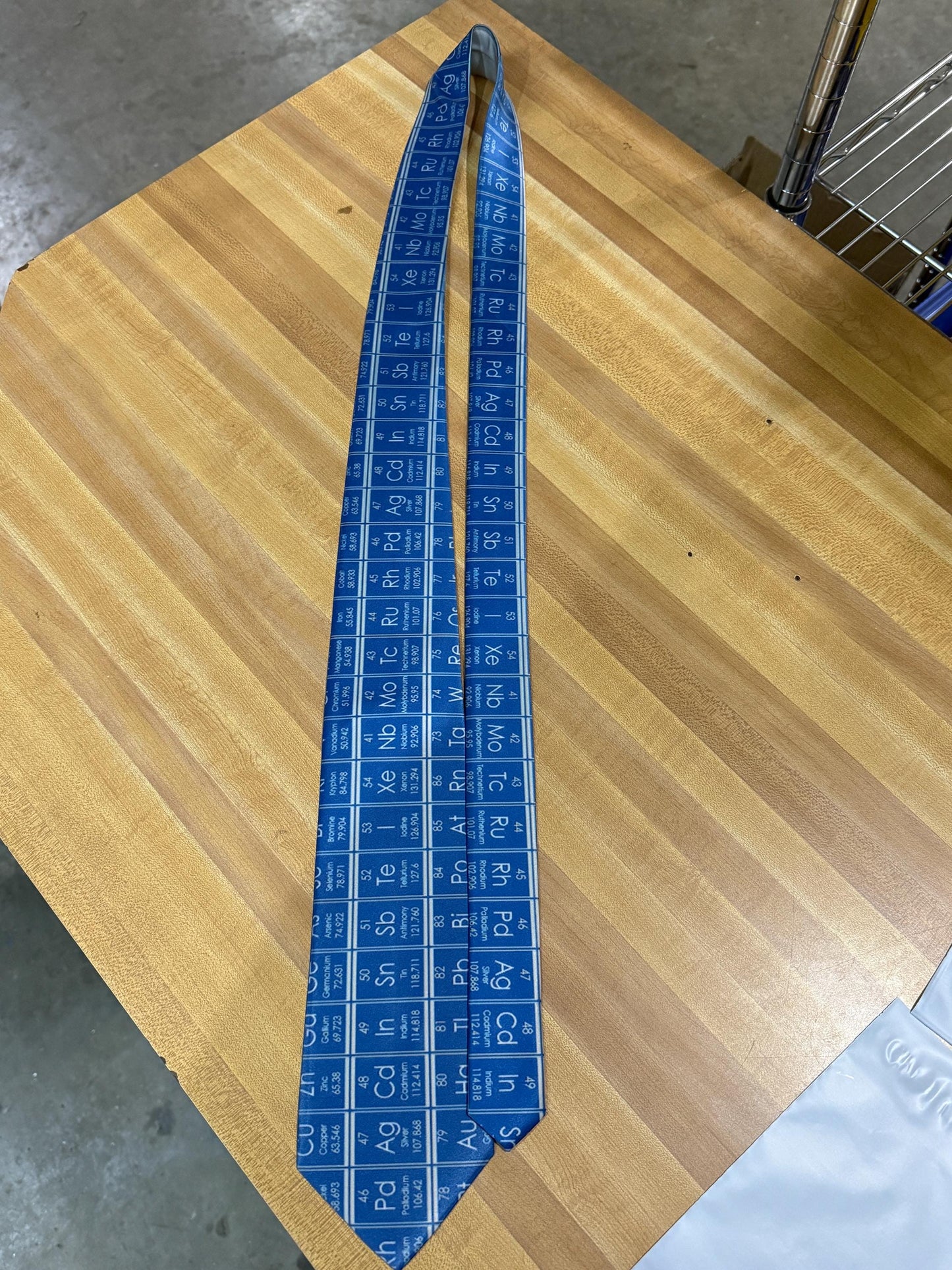 Periodic Table Tie Periodic Table Necktie