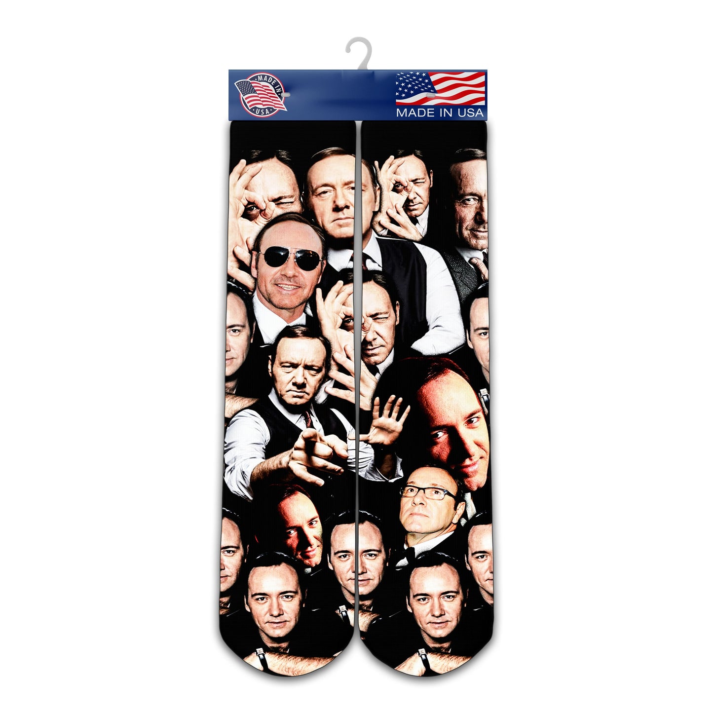 Kevin Spacey Socks - Custom Socks - Kevin Spacey Socks