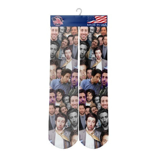 Simon Helberg Socks - Custom Celebrity Gift- Simon Helberg Fan