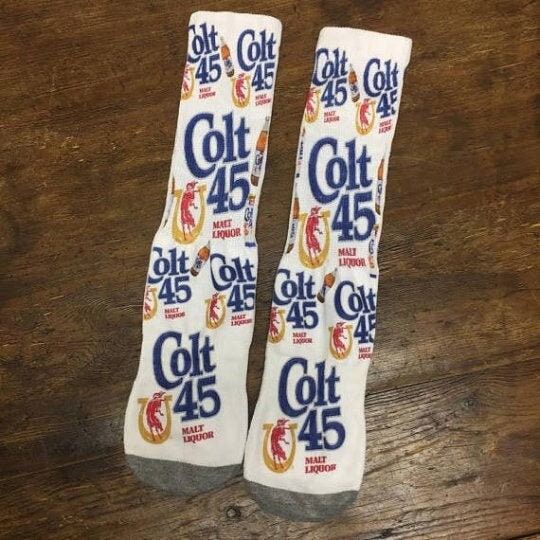 Colt 45 Malt Liquor Socks