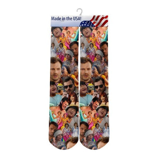 Barb and Star Go to Vista Del Mar Socks Socks