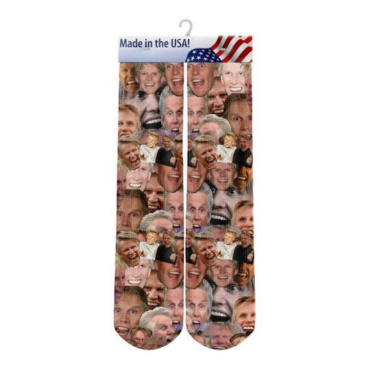 Gary Busey Socks - Custom Celebrity Gift- Gary Busey