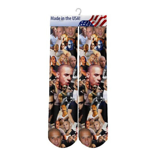 Vin Diesel Socks - Custom Socks - Vin Diesel Fan Socks