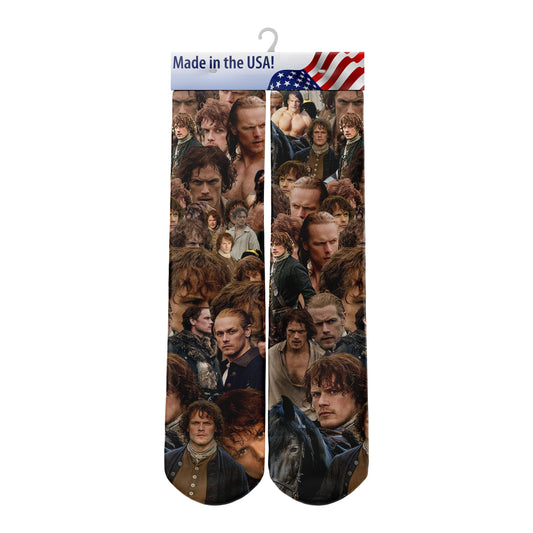 Sam Heughan Outlander Socks