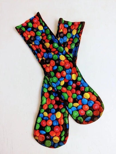 M&M Socks M and M Candy Socks