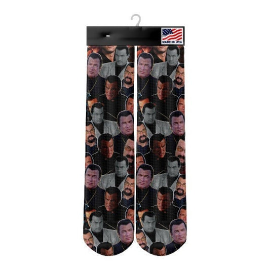 Steven Segal Socks - Custom Socks - Steven Segal Fan Socks