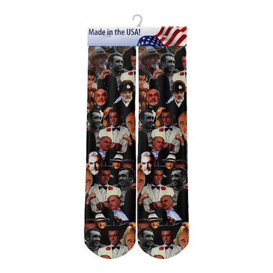 Sean Connery Socks - Custom Socks - James Bond Socks