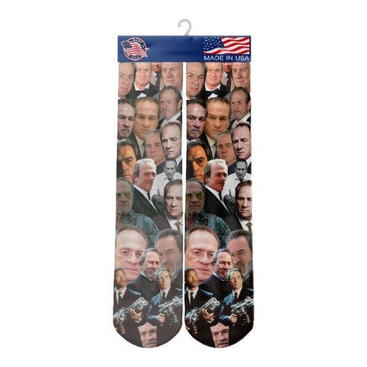Tommy Lee Jones Socks - Custom Celebrity Gift- Tommy Lee Jones Fan
