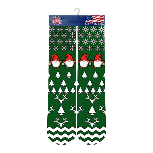 Christmas Socks Santa and Green Christmas Tree Socks