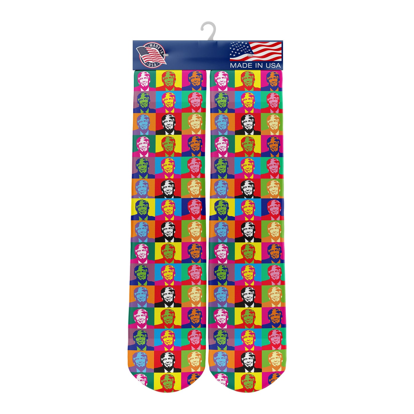 Donald Trump Pop Art Socks Custom Socks Donald Trump Socks