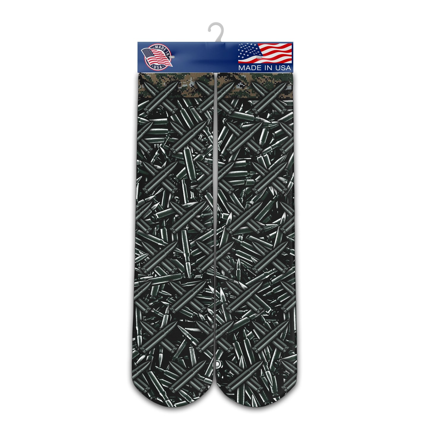 Bullets Camouflage Socks - Custom Socks - Bullets Socks