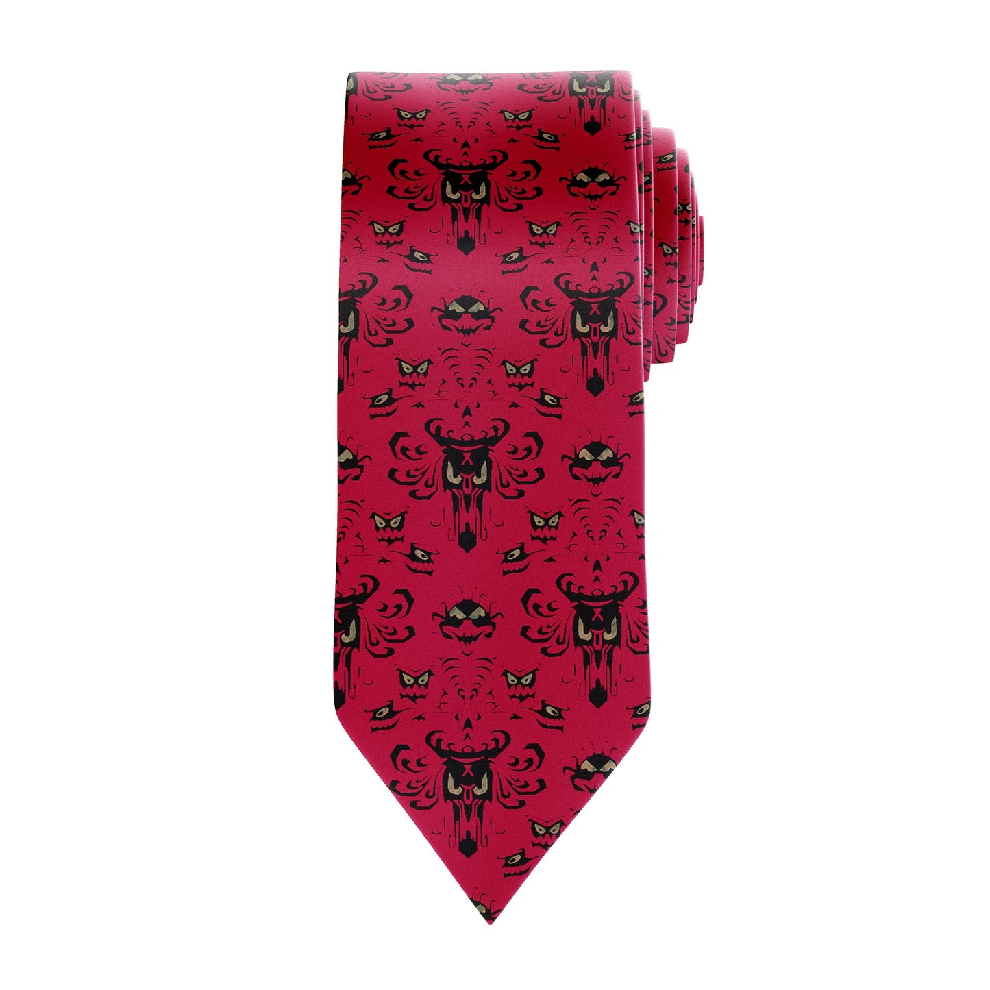 Red Disney Haunted Mansion Tie