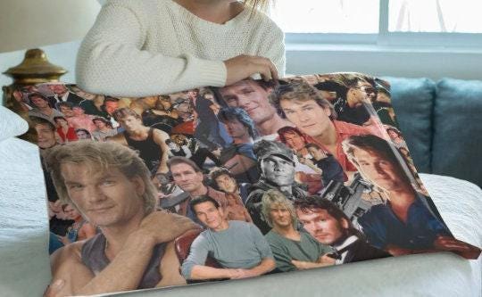 Patrick Swayze Pillowcase Patrick Swayze Bedroom Pillowcase