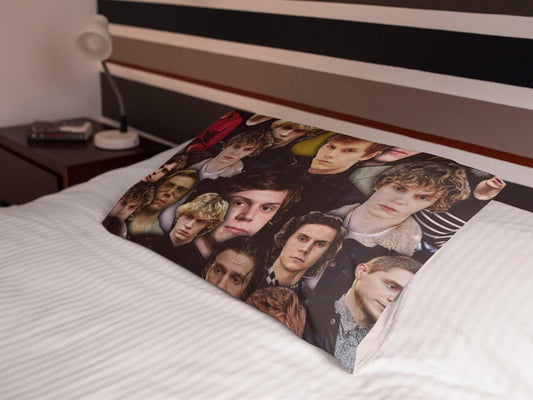 Evan Peters Pillowcase Evan Peters Bedroom Pillowcase