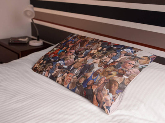 Dwayne Johnson Pillowcase The Rock Bedroom Pillowcase
