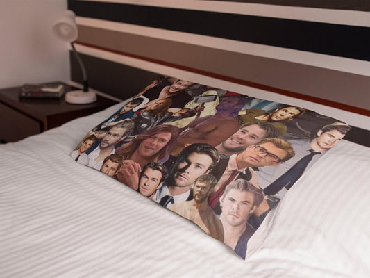 Chris Hemsworth Pillowcase Chris Hemsworth Bedroom Pillowcase