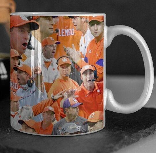 Dabo Swinney Collage Mug - 11oz or 15oz - Dabo Swinney Coffee Cup