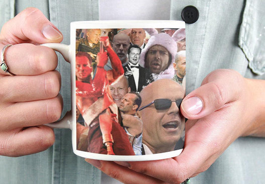 Bruce Willis Mug  Bruce Willis Coffee Cup -  11 oz or 15 oz