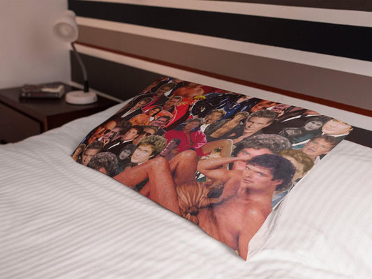David Hasselhoff Pillowcase David Hasselhoff Bedroom Pillowcase