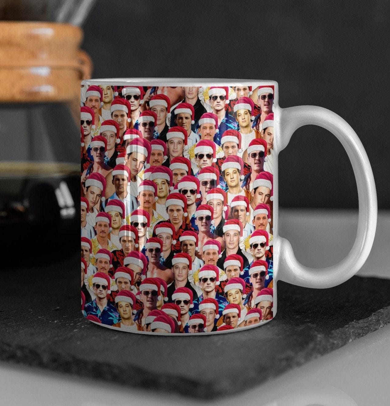 Miles Teller Christmas Mug Miles Teller Christmas Coffee Cup - 11oz or 15oz
