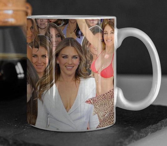 Elizabeth Hurley Mug - 11oz or 15oz - Elizabeth Hurley Coffee Cup - Ceramic Mug