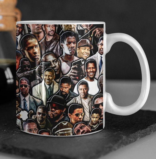 Denzel Washington Mug - 11oz or 15 oz -  Denzel Washington Cup