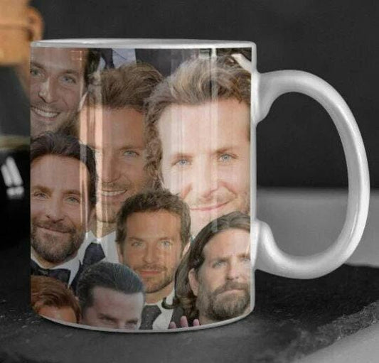 Bradley Cooper Mug - 11oz or 15oz - Bradley Cooper Coffee Cup